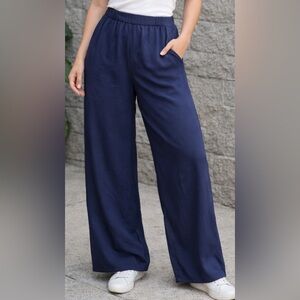 SHEIN Navy Wide-Leg Women's Pants Size XL